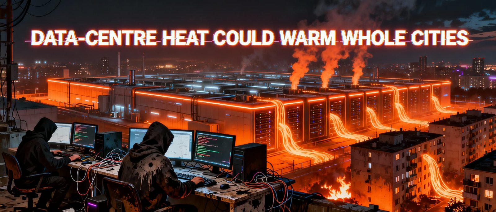 DATA-CENTRE HEAT COULD WARM WHOLE CITIES
